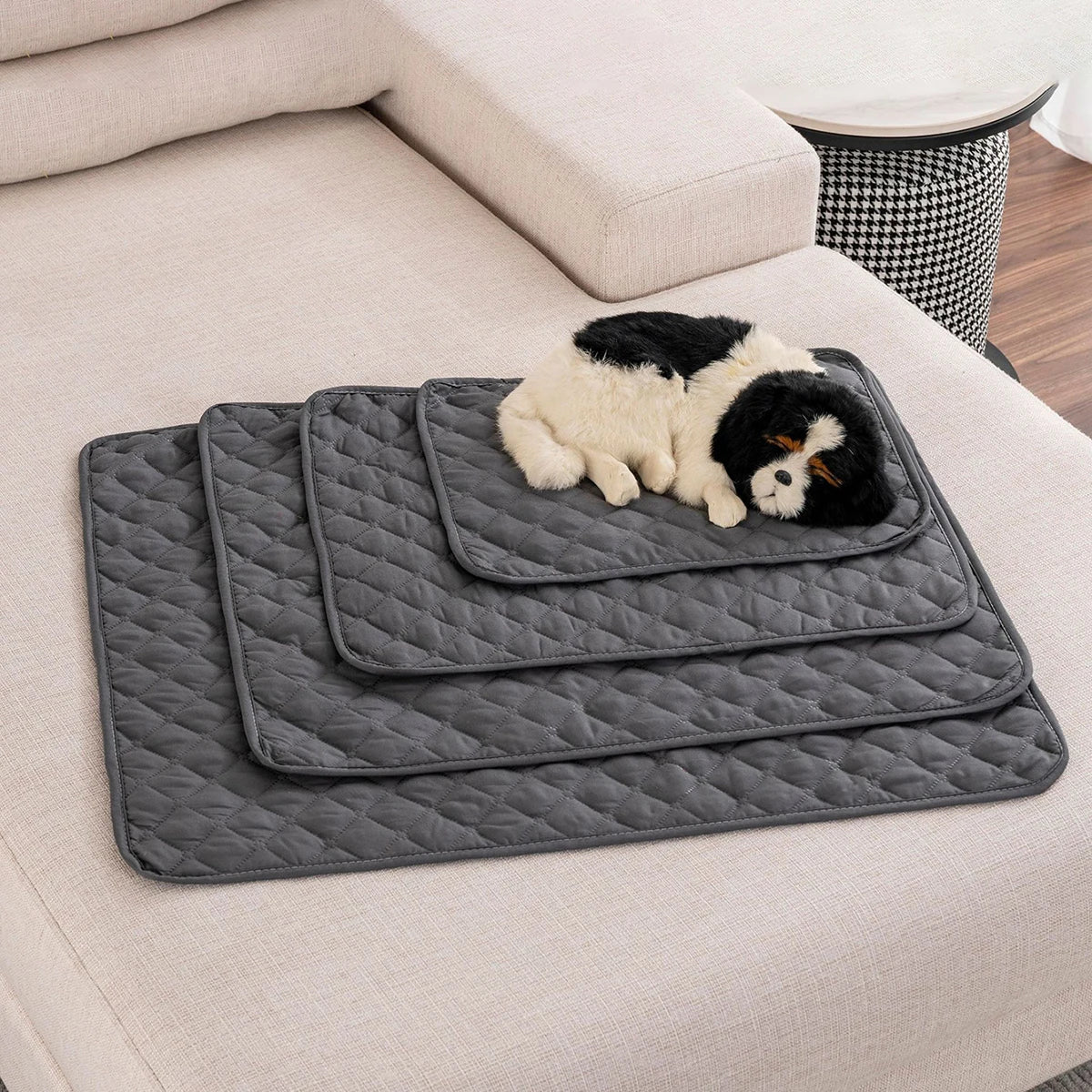 Pet Bed Mat Reusable Dog Diaper Cover Washable Sofa Cover Furniture Protector Blanket for Pets Cat Car Seat Cover