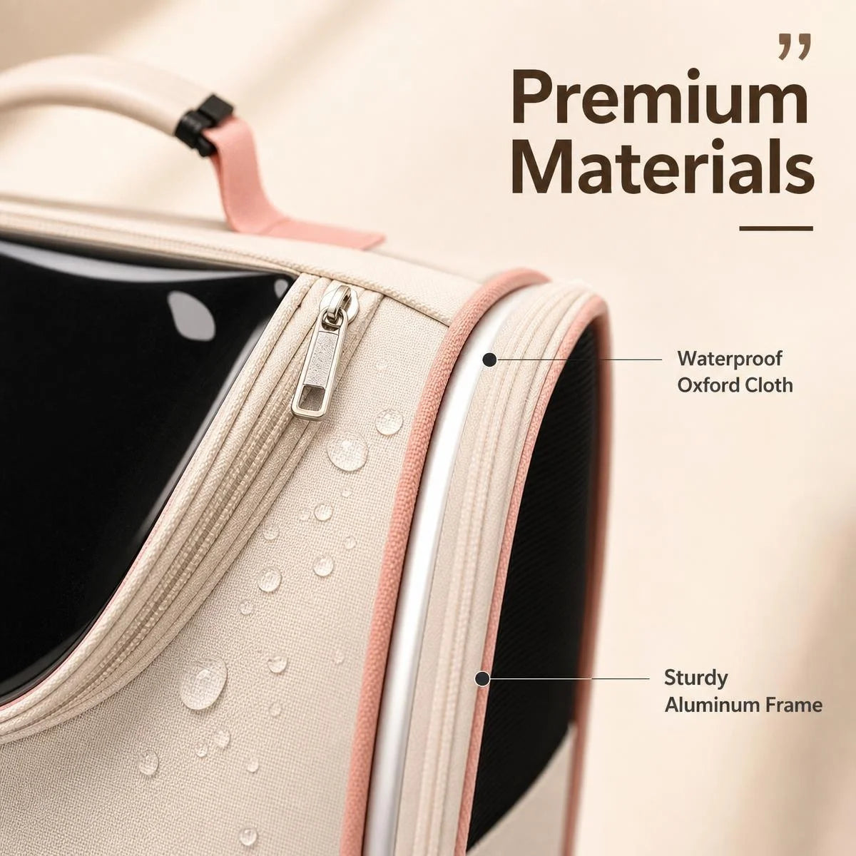 Large Capacity Panoramic Breathable Pet Carrier Backpack Waterproof Oxford Sturdy Aluminum Frame Travel Cat Dog Bag 5 Colors