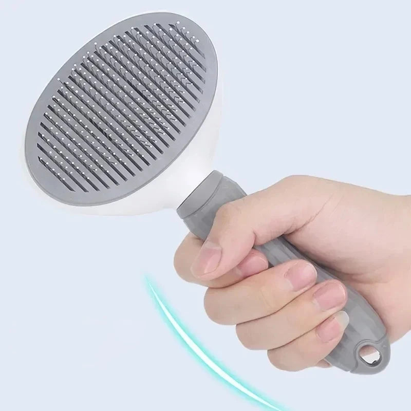 Pet Dog Brush Cat Comb Self Cleaning Pet Hair Remover Brush For Dogs Cats Grooming Tools Pets Dematting Comb Dogs Accessories