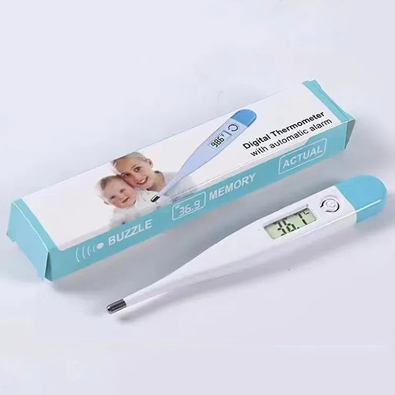 1-2P Thermometer for Fever Digital Basal Body Pet Armpit or Rectal Electronic LCD Display High-Precision Measurement Smart Heat