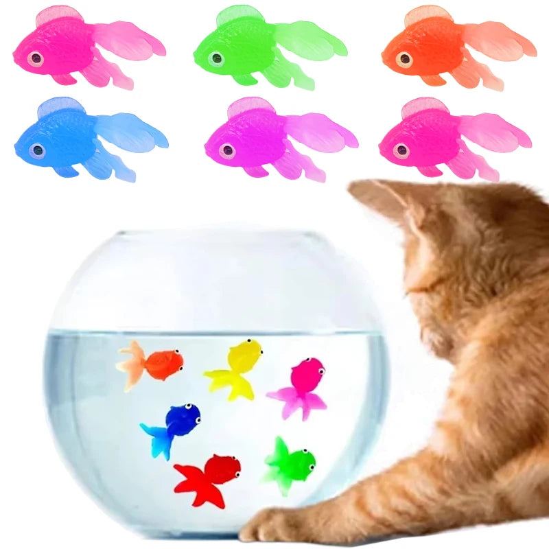 Artificial Goldfish Aquarium Decorations, 5 to 40 Pack