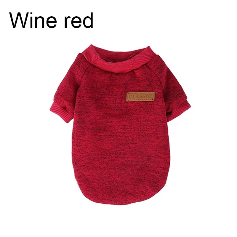 Casual Winter Sweatshirt for Small Dogs & Cats