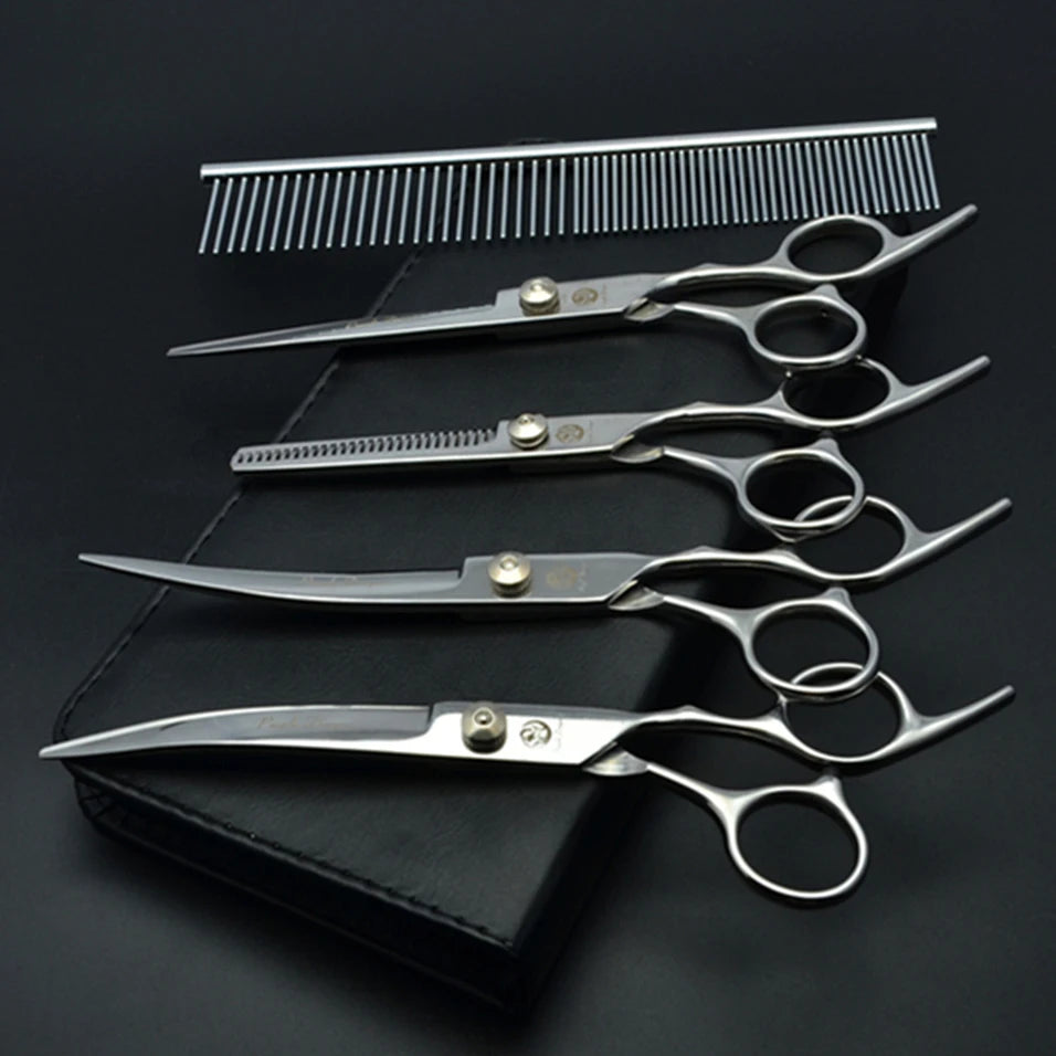 7-Inch Dog Grooming Scissors – Cutting, Thinning & Curved