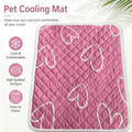 Oversized Cooling Pet Bed Breathable Sweat Absorbing Dog Cat Bed Summer Pet Cold Bed Extra Large Small Big Dogs Pet Accessories