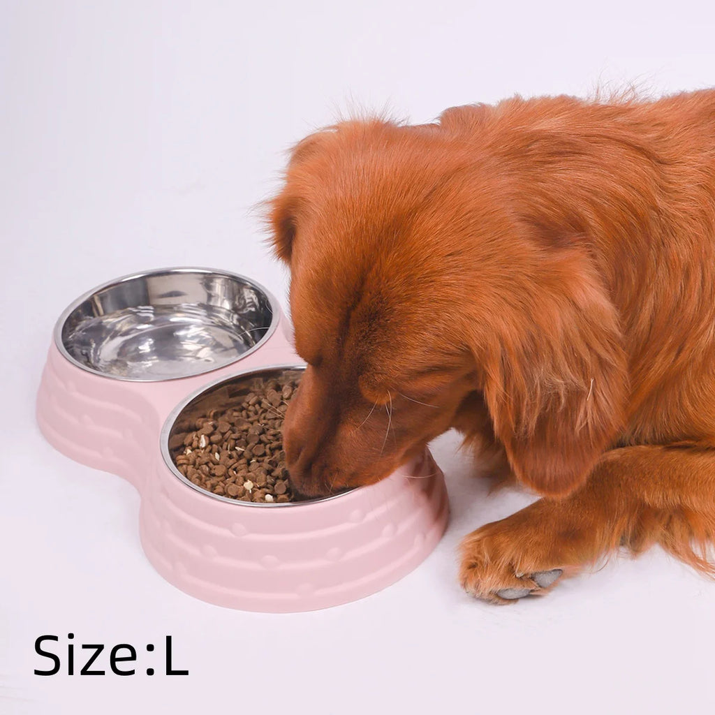 1PC Stainless Steel Pet Bowl For Dogs And Cats, Suitable For Small Dogs, Medium Dogs And Large Dogs
