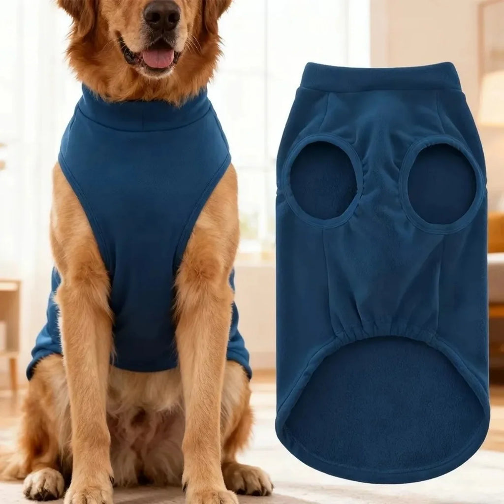 Cozy Solid Color Dog Sweater Soft Rug washing Lightweight Dog Clothes Stretchy Pullover Dog  for Small Medium Large Dogs