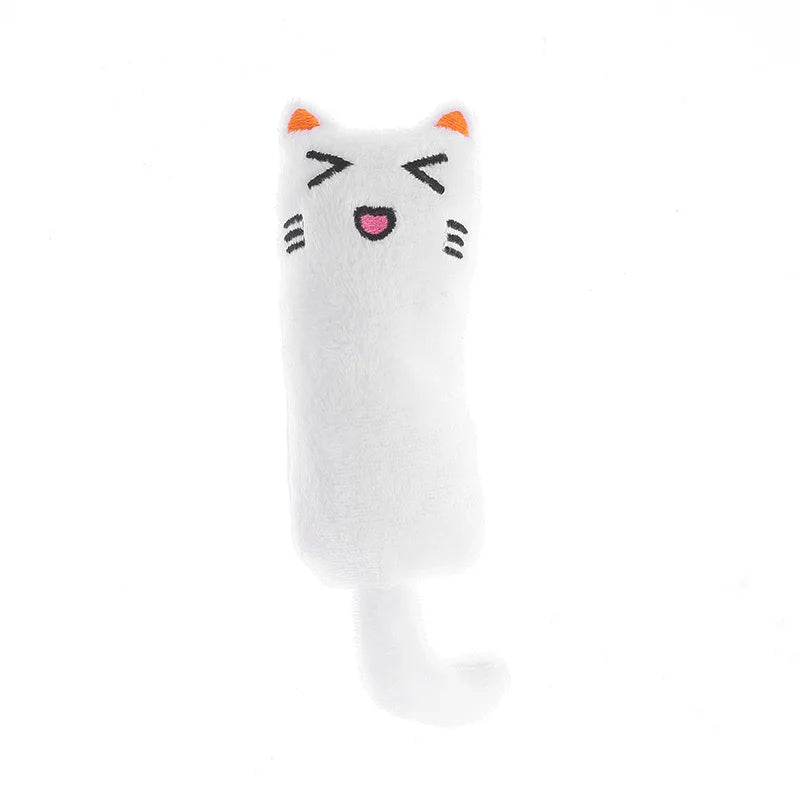 Mini Faux Fur Squeaky Catnip Toy for Cats
