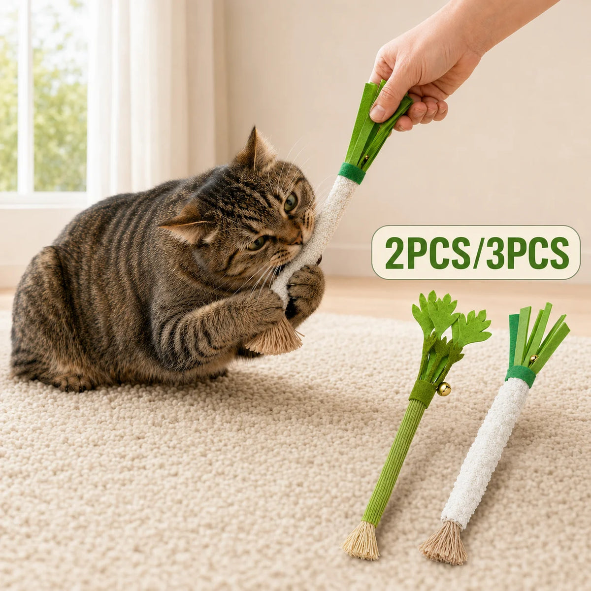 Silvervine Matatabi Chew Stick with Bell for Cats