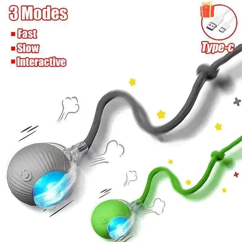 Rechargeable Rolling Dog Ball, Single, 2-Piece or 3-Piece Set