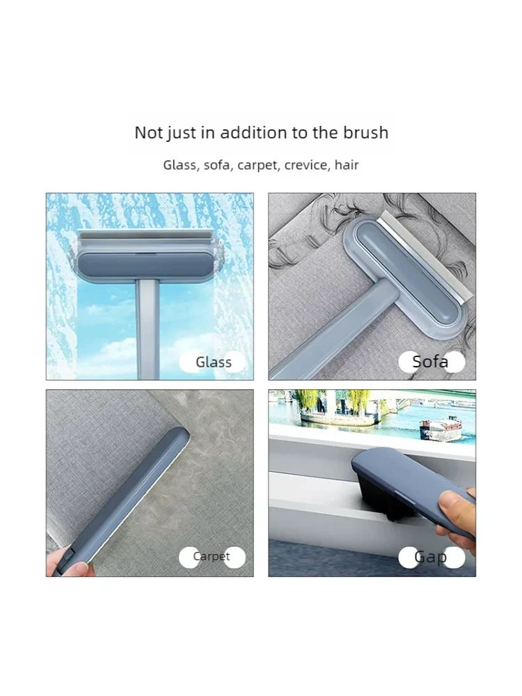 Pet Hair Removal Long Handle Static Dog Hair Removal Pet Grooming Tool Carpet Cat Scratching Pad Pet Bed & Furniture Carpet