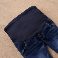 High-Waisted Maternity Jeans for Pregnant Women