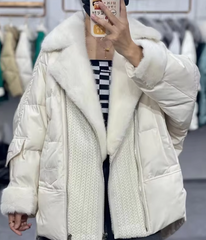 Embrace Winter Elegance with the Cnegovik™ Luxury Mink Fur Parka