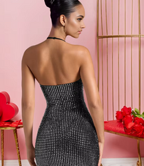 Glamorous Rhinestone Short Party Dress 💎✨