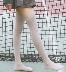 Stay Cozy and Stylish with Over-the-Knee Cotton Socks