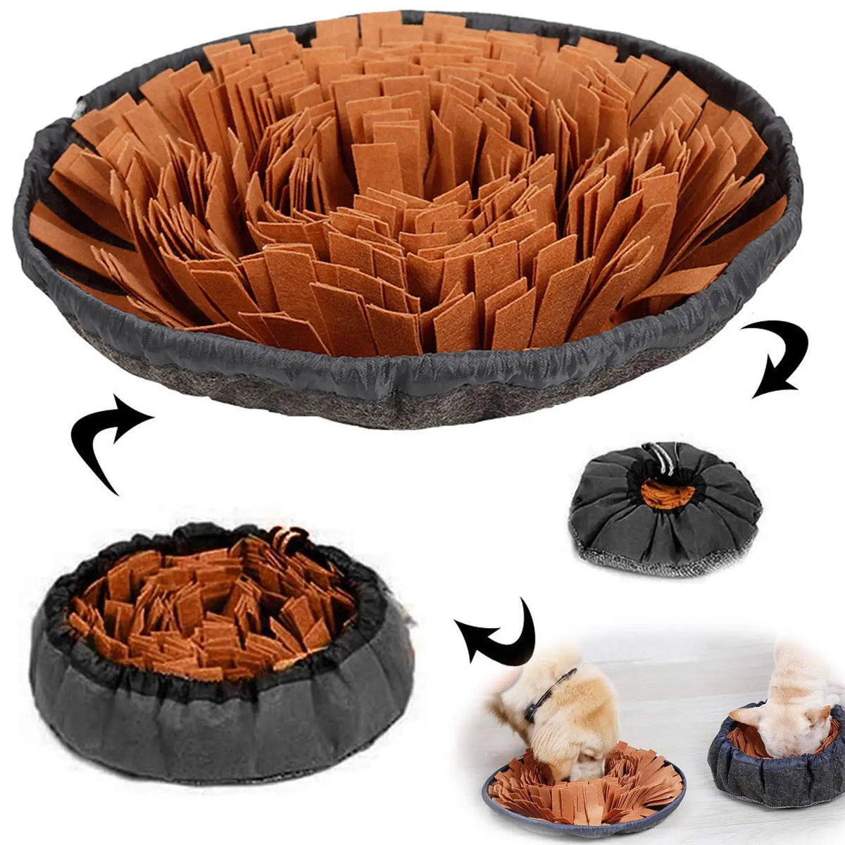 Adjustable Snuffle Mat for Small, Medium & Large Dogs