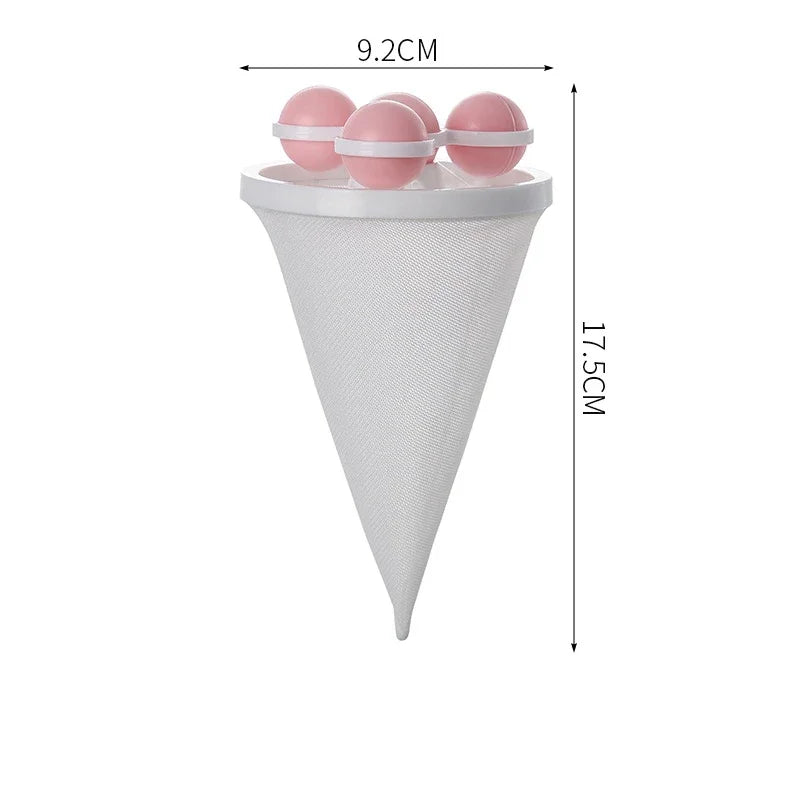 Reusable Washing Machine Lint Filter Bag Pet Hair Dirt Catcher Laundry Clothes Cleaning Tool
