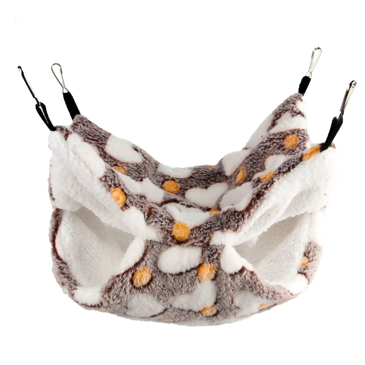 2-in-1 Cotton Hanging Hammock Bed for Hamsters & Small Pets