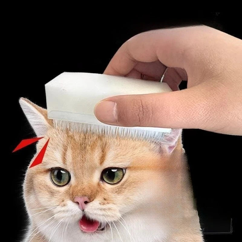 Cat Grooming Massage Brush Open Knot Pet Hair Removal Brush Simulated Cat Tongue Brush Kitten Comb Pet Accessories
