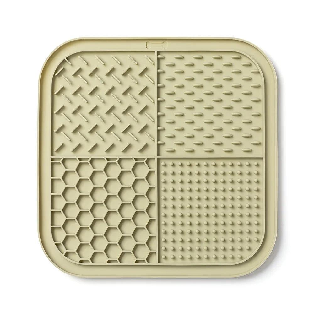 Rectangular Anti-Slip Lick Mat for Dog & Cat Bath Time