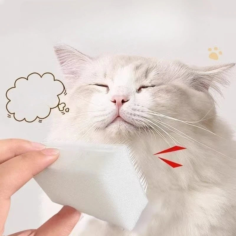 Cat Grooming Massage Brush Open Knot Pet Hair Removal Brush Simulated Cat Tongue Brush Kitten Comb Pet Accessories