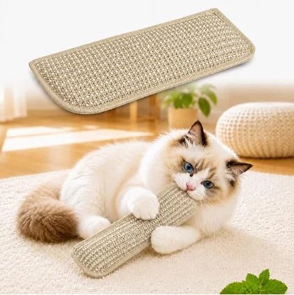 Catnip Cat Toy Pillow with Sisal Scratch Pad Teeth Grinding Chew Toy for Indoor Cats Self Play and Daily Entertainment Pet Items