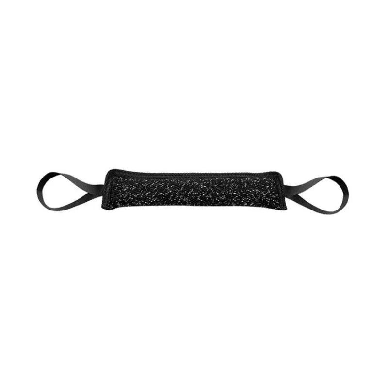 Dog Training Bite Stick Double Handle Interactive Toy Teeth Grinding Dog Training Stick Pet Dog Training Jute Sleeve Dog Toys