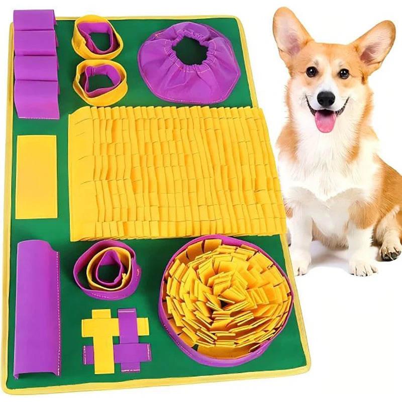 Rectangular Nylon Snuffle Mat for Small Dogs & Cats