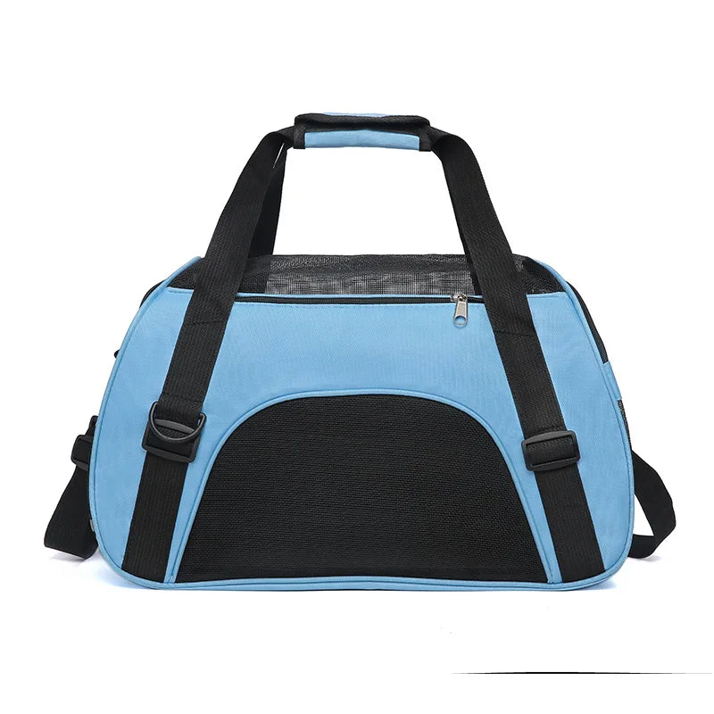 Cat Bags Soft-Sided Portable Dog Carrier Mesh Breathable Carrier Bags for Cats Dogs Comfort Foldable Handbag Pet Transport Bag