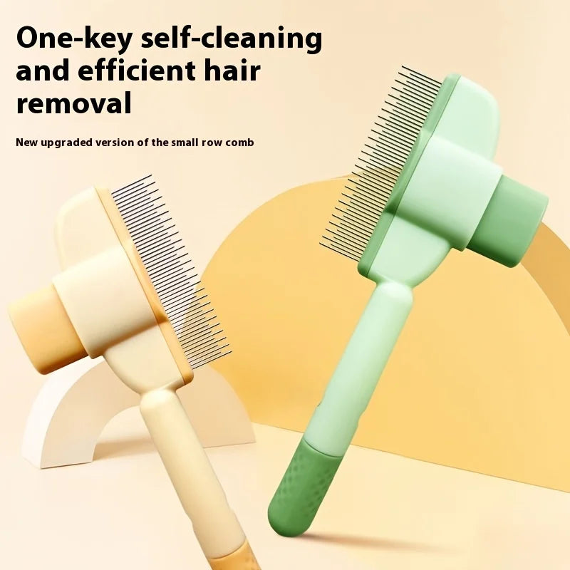 Wet or Dry Hair Remover Brush for Long-Haired Dogs & Cats
