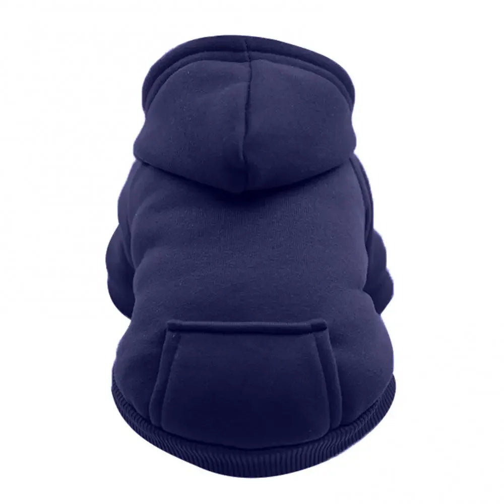 Cotton Hooded Dog Sweatshirt with Pocket