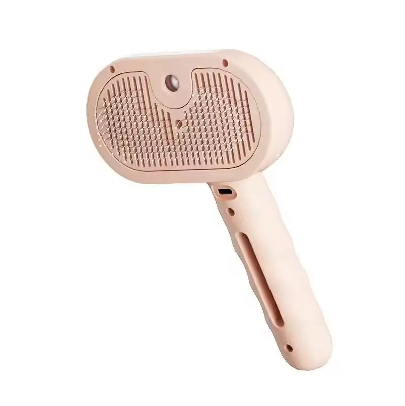Electric Steam Spray Anti-Tangle Brush for Dogs & Cats