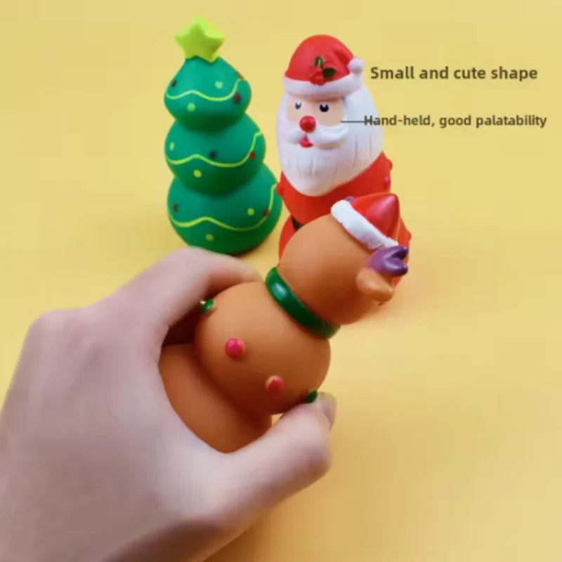 Christmas Latex Squeaky Toy for Dogs and Cats