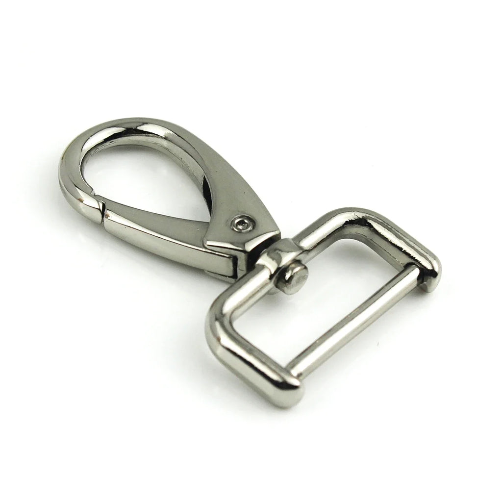 1piece Metal Detachable Snap Hook Trigger Clips Buckles for Leather Strap/ Belt Keychain Webbing Pet Leash Hooks 5 Sizes