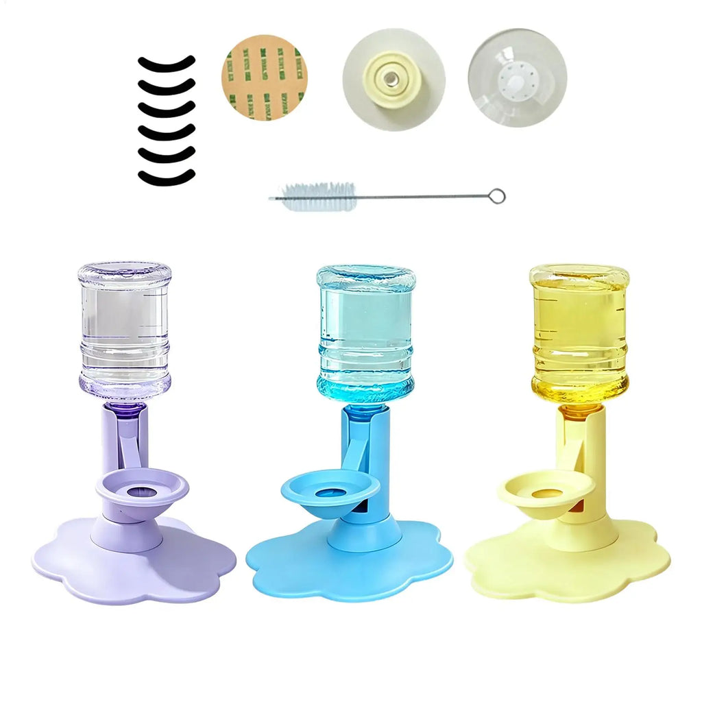 Automatic Pet Dispenser Anti-tip Dog Bowl Drinking Water Bottle Feeder Hanging Kettle Cat  Water Container Pets Supplies