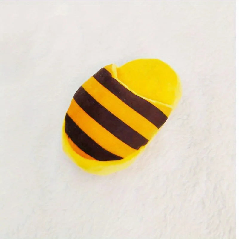 Cartoon Slipper Squeaky Dog Toy, 5 Colors