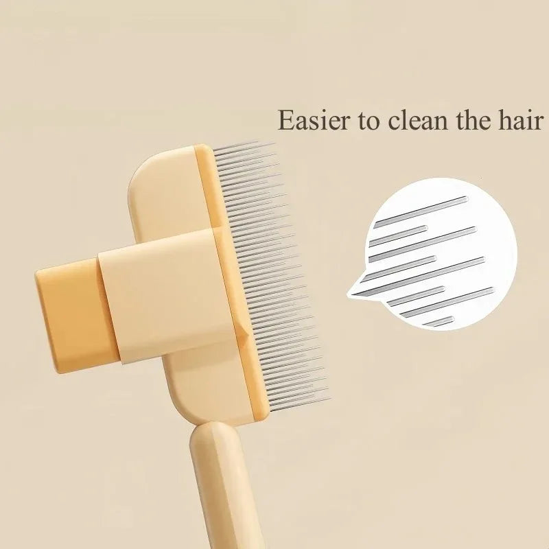 Stainless Steel Brush for Long-Haired Dogs & Cats