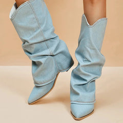 Selora High Denim Boots
