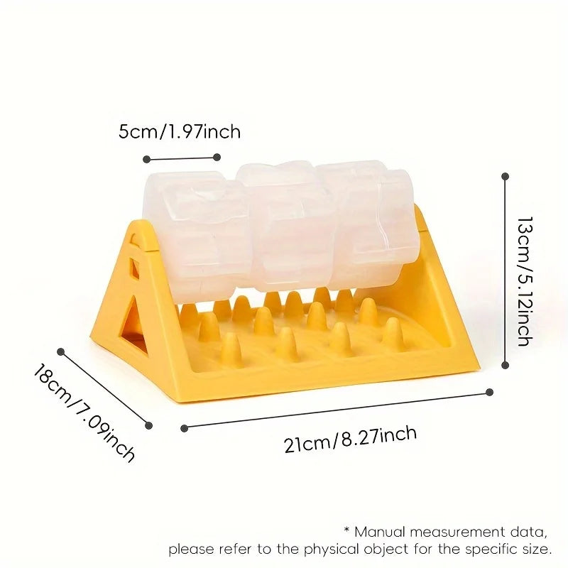 Interactive Dog Toys Food Dispenser Toy - Puzzle Feeder with Leak-Proof Design Slow-Feeding Design Durable PP Material for Dogs