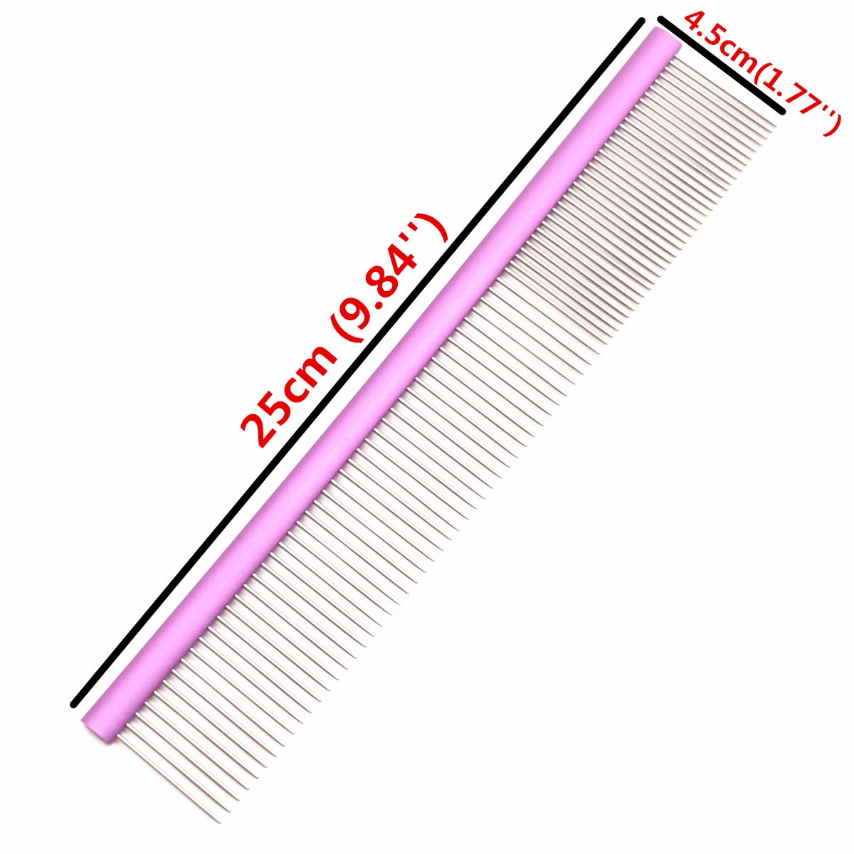 Aluminum Detangling Comb for Dogs – Medium