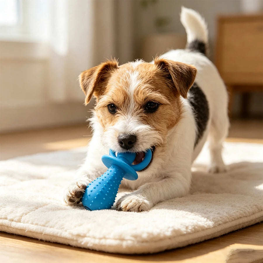 Pacifier-Shaped TPR Chew Toy for Dogs and Cats