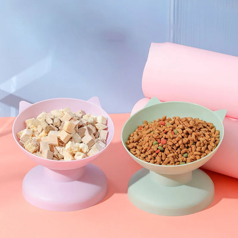 Pet Double Bowls for Cats Dogs Non-Slip Food Water Feeder Bowl Durable Feeding Drinking Dish Pet Supplies Small Medium Pets