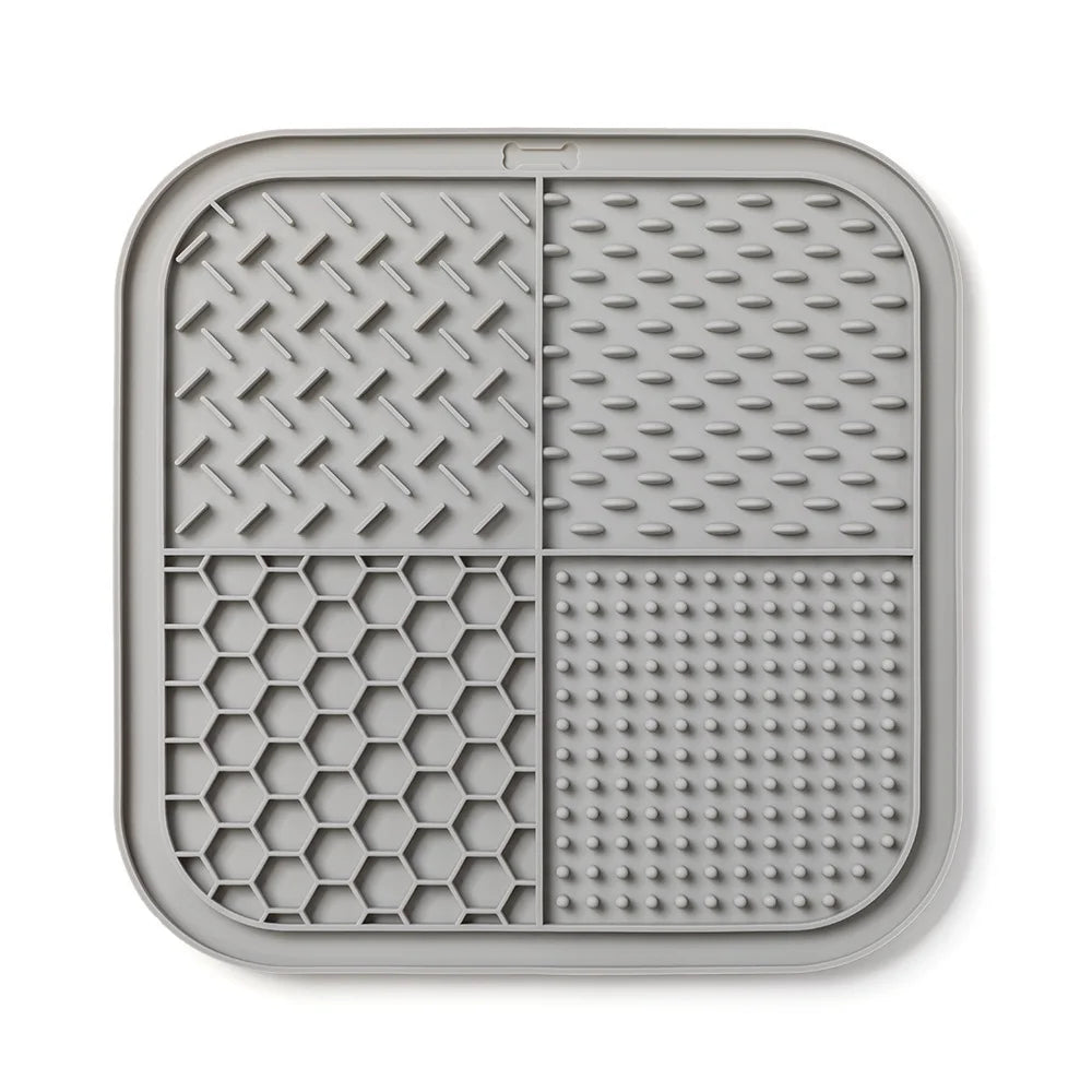 Rectangular Anti-Slip Lick Mat for Dog & Cat Bath Time