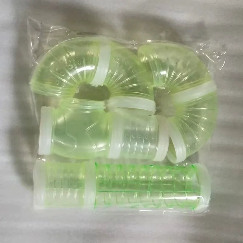 Hamster Plastic Tube DIY External Bathroom Maze Tunnel Small Pet Toy 5.5CM for Golden Hamsters