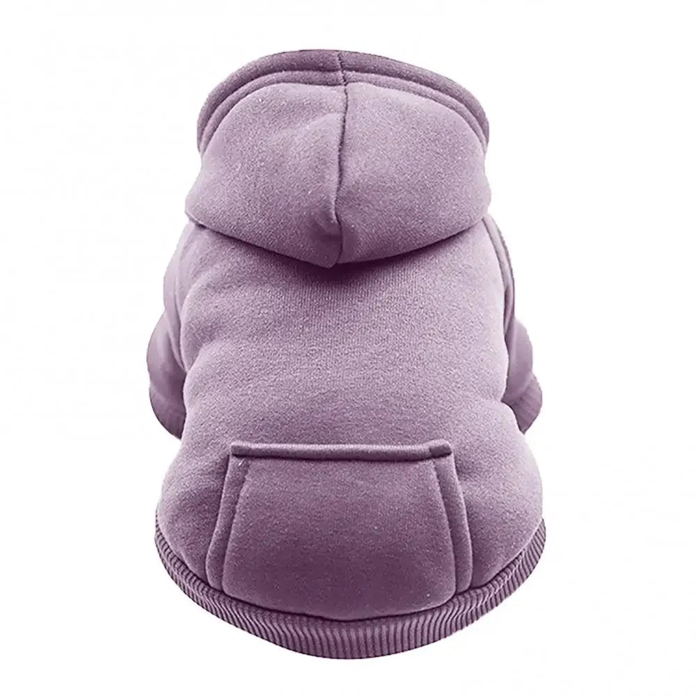 Cotton Hooded Dog Sweatshirt with Pocket