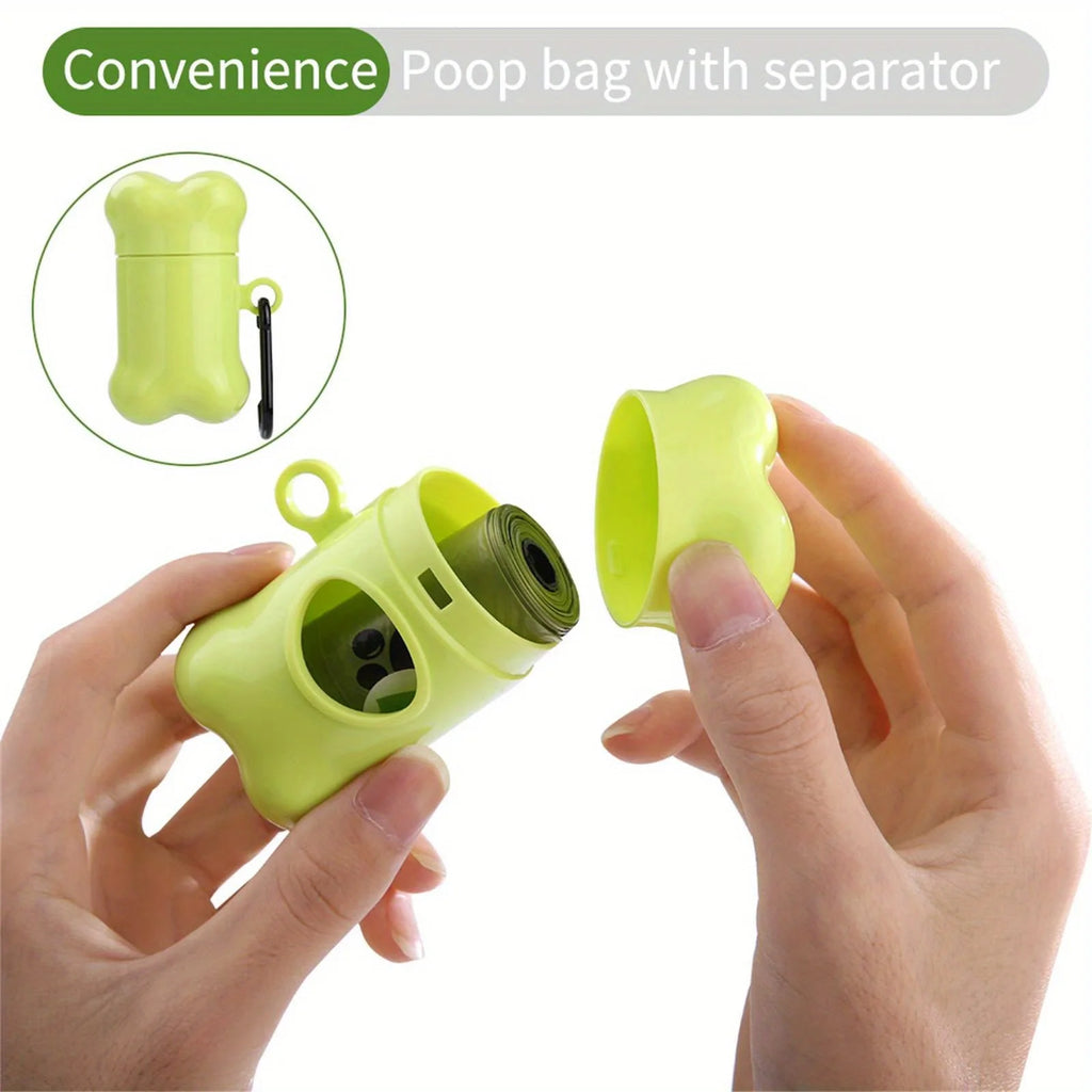 8 Rolls Biodegradable Dog Poop Bags Leak-Proof Unscented Waste Bags for Dogs High-Quality Corn Starch Material
