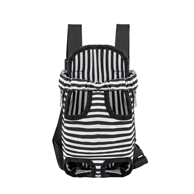 Adjustable Double-Shoulder Pet Carrier Backpack, Prints and Colors