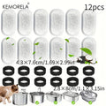 12/15PCS Cat Water Fountain Activated Carbon Sponge Filters for Stainless Steel Water Dispenser Pet Healthy Water Care Accessory