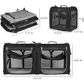 Wakytu Two-in-One Foldable Cat Center Transport Box. Cat Car Transportation. Two Cat and Dog Double Pet Transportation Bags