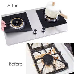 4/8Pcs Gas Stove Protector Cooker Lid Liner Cleaning Pad For Kitchen Cookware Accessories Pieces Reusable Boiler Hood Protectiv