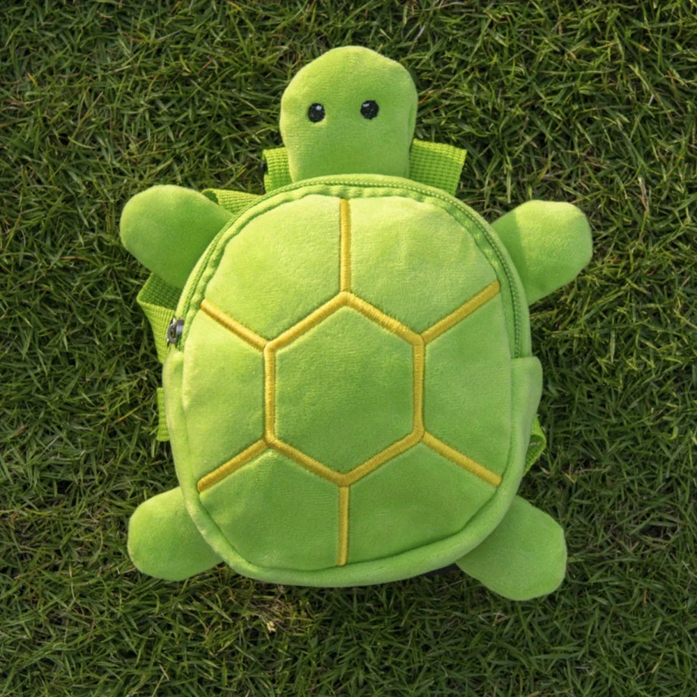 Turtle-Shaped Dog Backpack - Large Capacity Pet Carrier Bag for Small Dogs, Soft & Portable Puppy School Bag with Adjustable